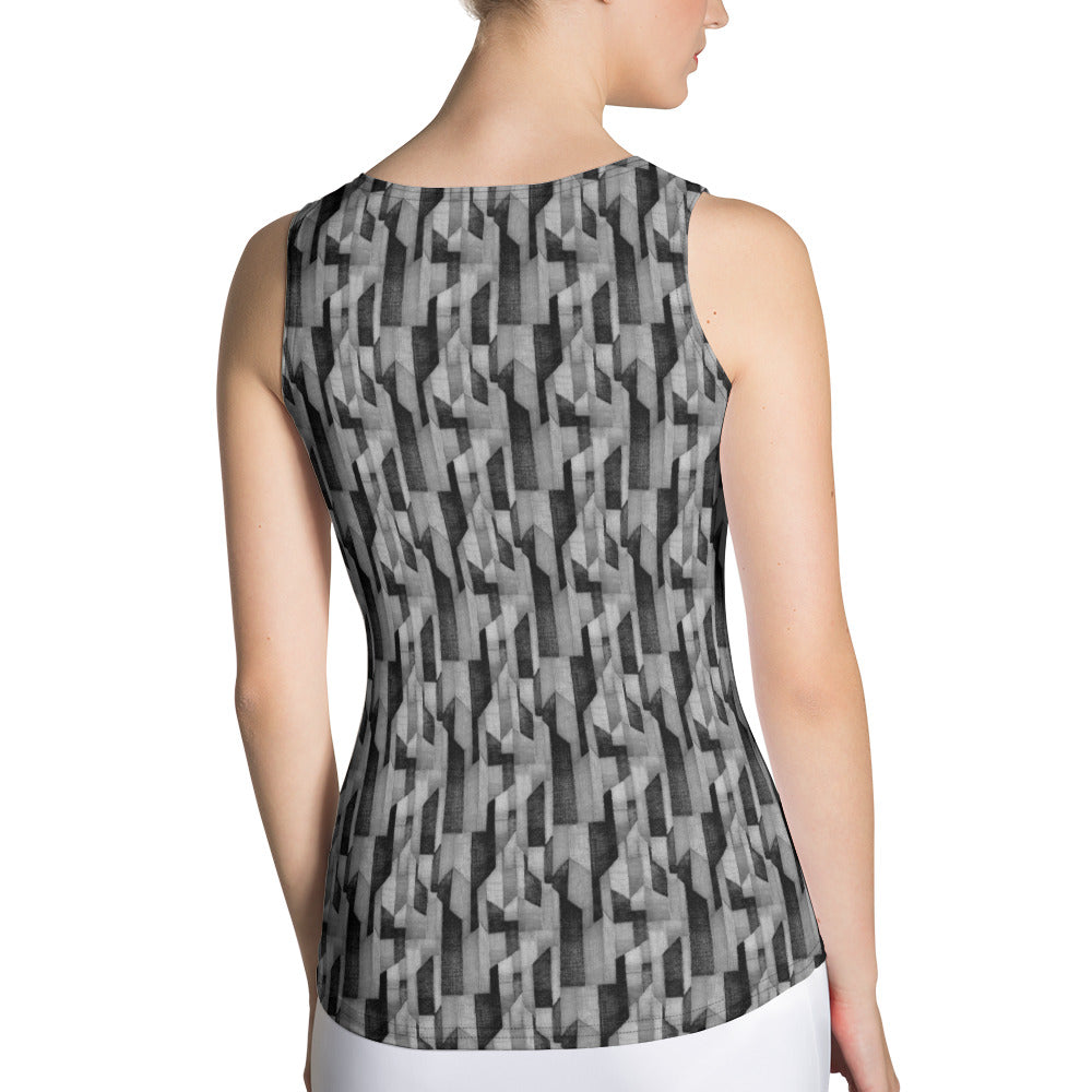Tank topTricolore Zwart
