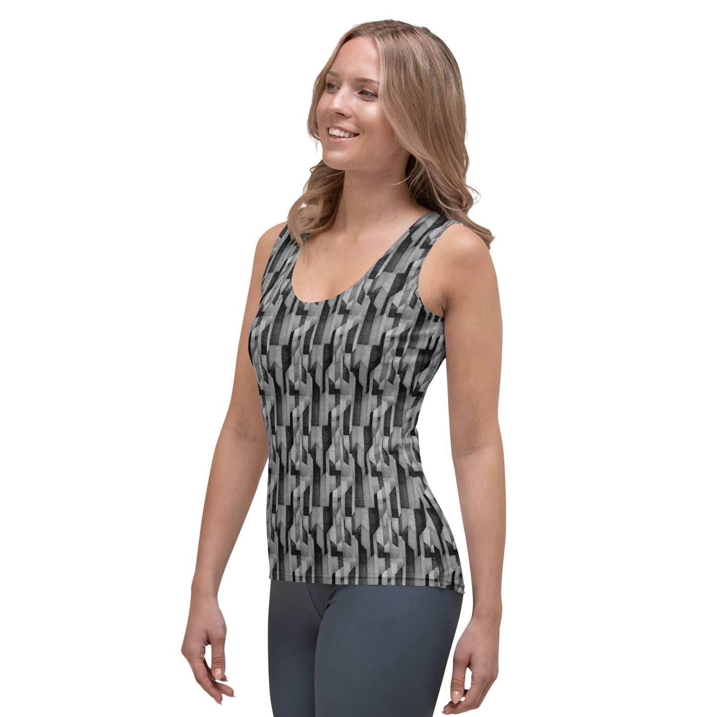 Tank topTricolore Zwart