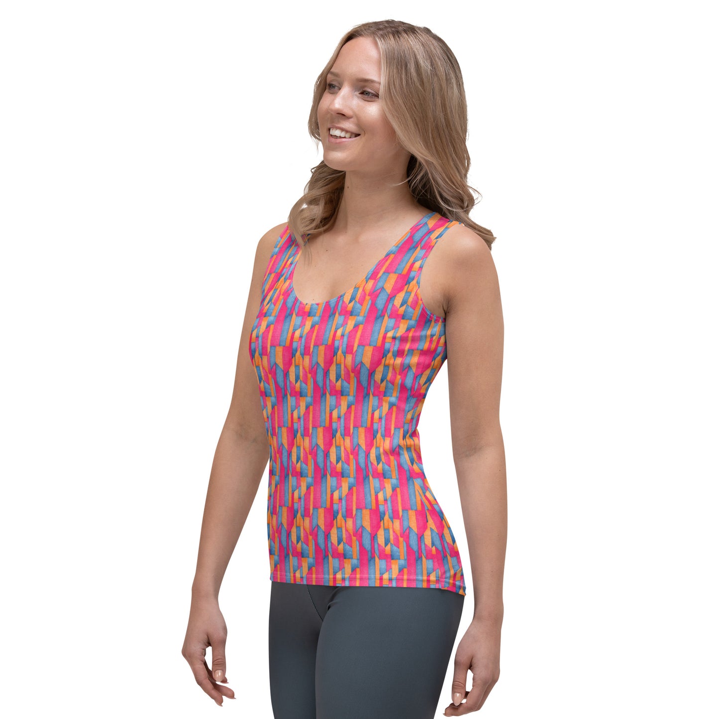 Tank Top Tricolore Pink