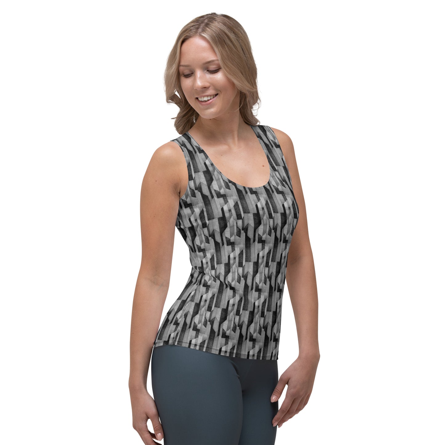 Tank topTricolore Zwart